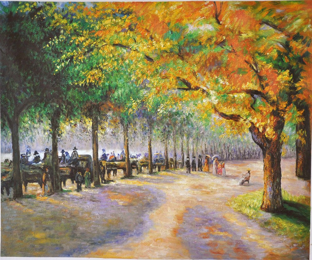 Hyde Park by Camille Pissarro