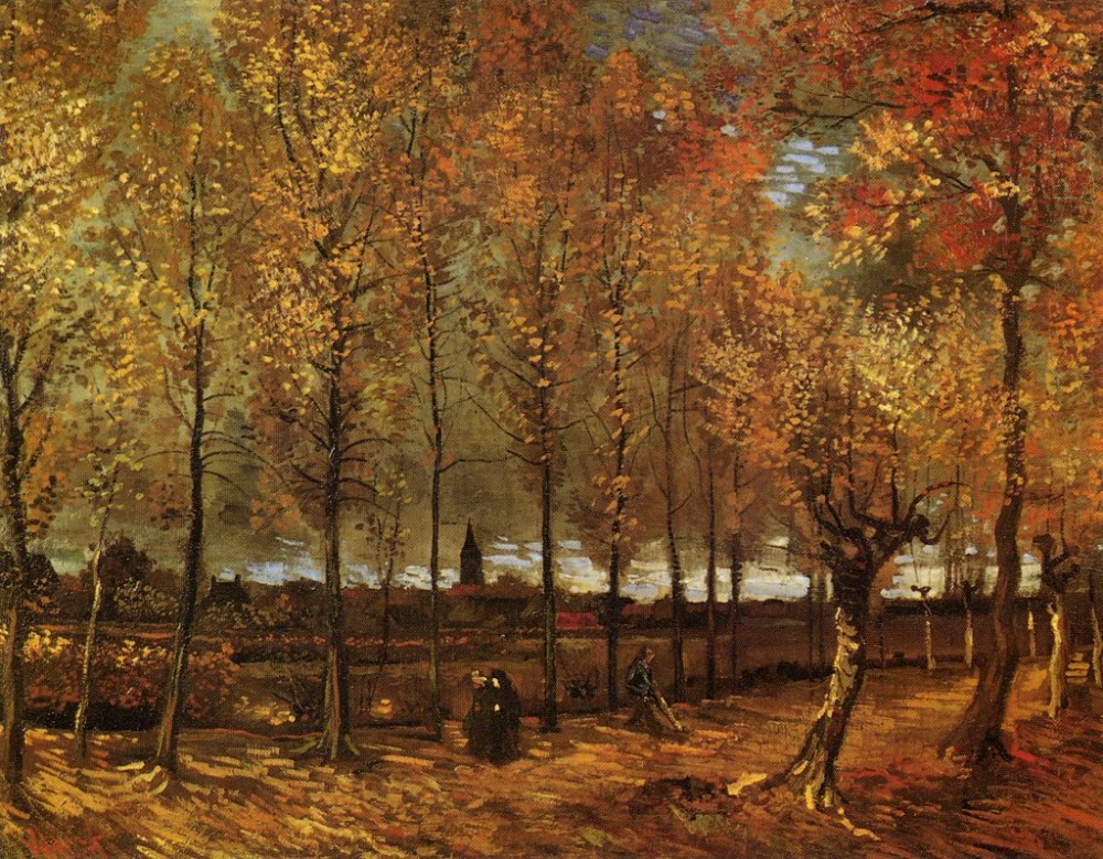 Lane with Poplars by Vincent van Gogh