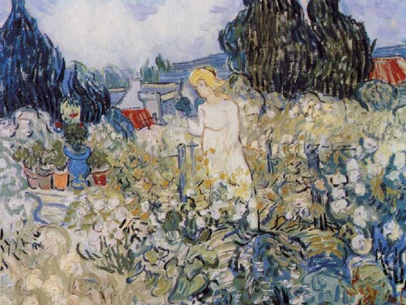 Mlle Gachet in Her Garden by Vincent van Gogh