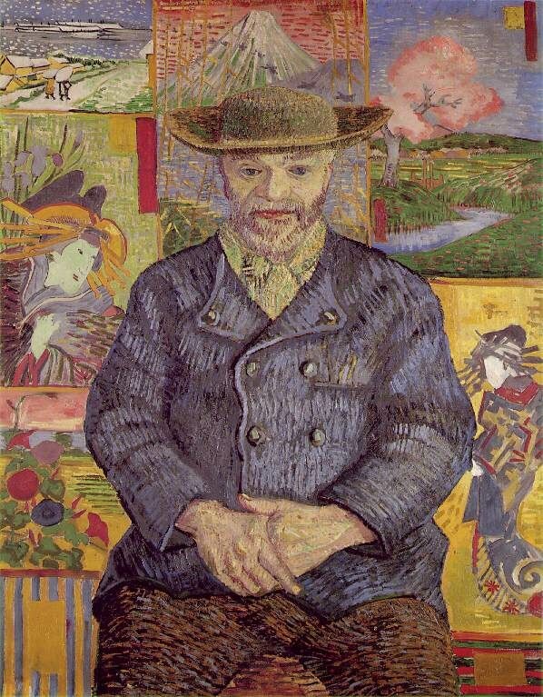 Portrait of Pere Tanguy by Vincent van Gogh