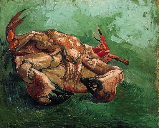 Crab on Its Back by Vincent van Gogh