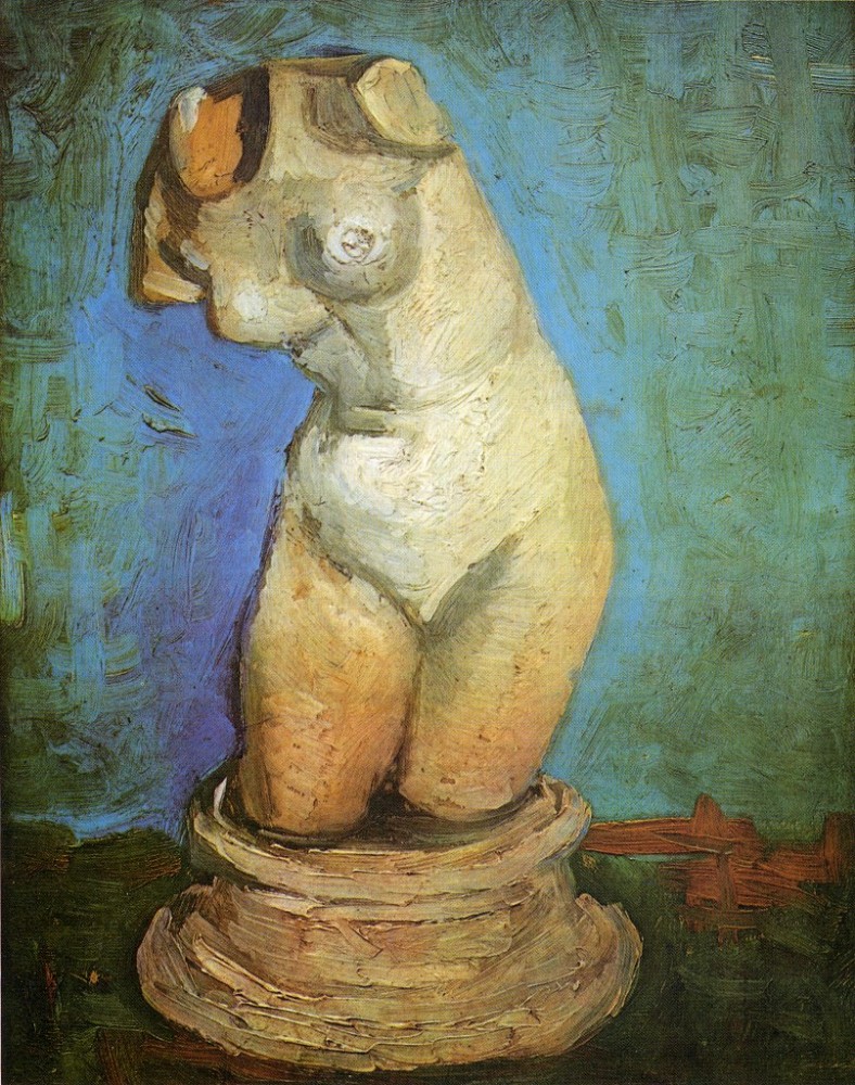 Plaster Statuette of a Female Torso by Vincent van Gogh