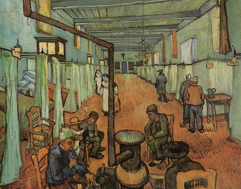 Ward at the Hospital in Arles by Vincent van Gogh