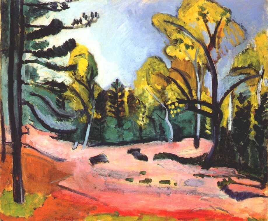 Forest of Fontainebleau by Henri-Émile-Benoît Matisse