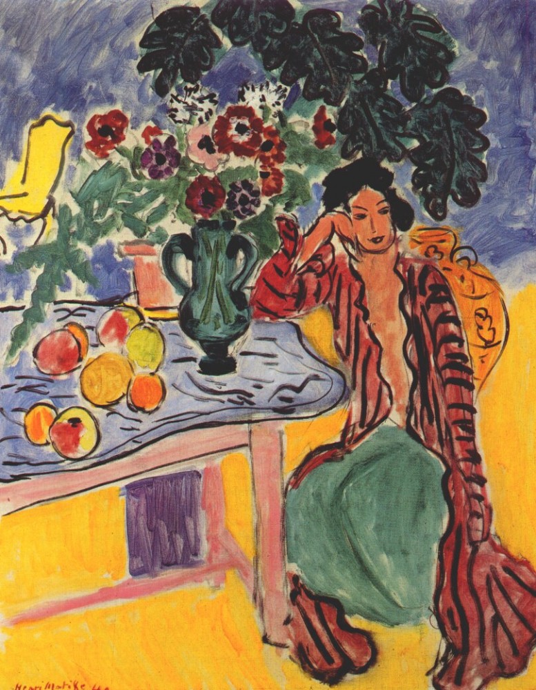 The Persian Robe by Henri-Émile-Benoît Matisse