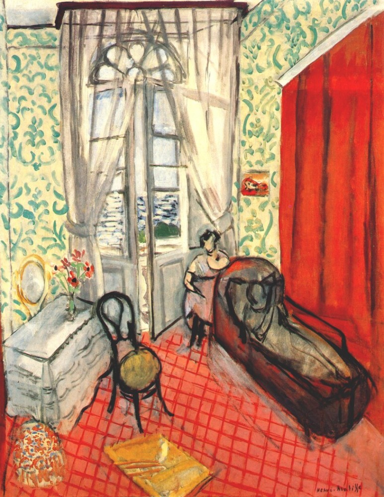 Two Women in an Interior by Henri-Émile-Benoît Matisse
