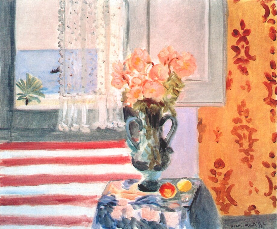 Vase of Flowers in Front of the Window by Henri-Émile-Benoît Matisse