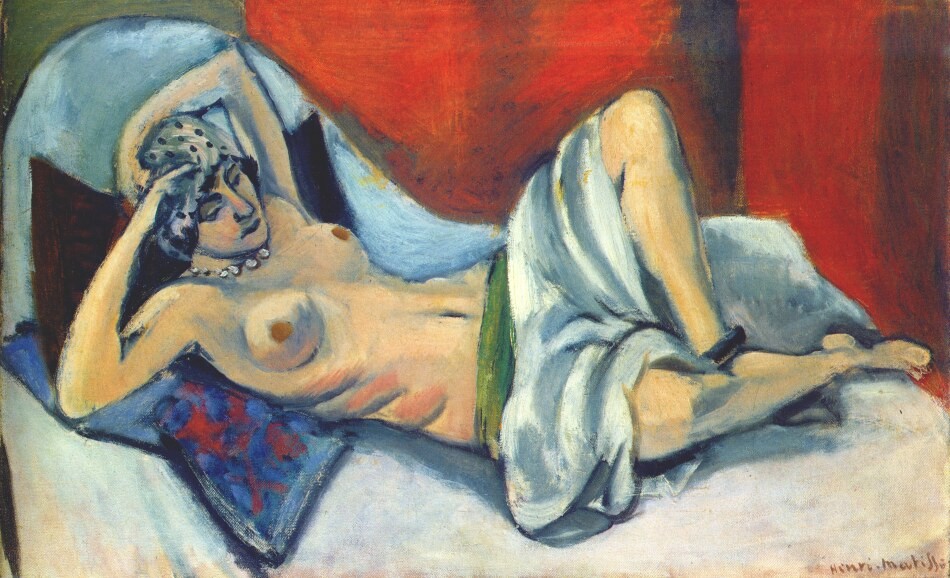 Draped Nude Reclining by Henri-Émile-Benoît Matisse
