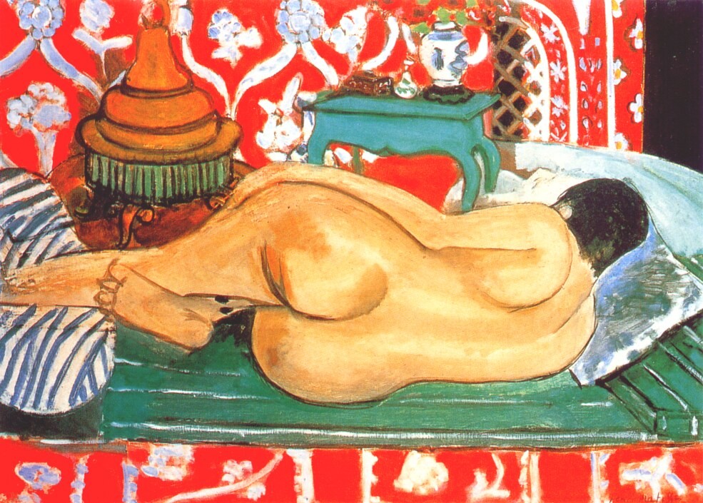 Reclining Nude Backview by Henri-Émile-Benoît Matisse