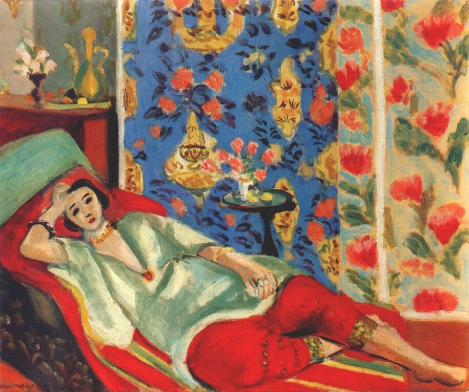 Odalisque in Red Culotte by Henri-Émile-Benoît Matisse