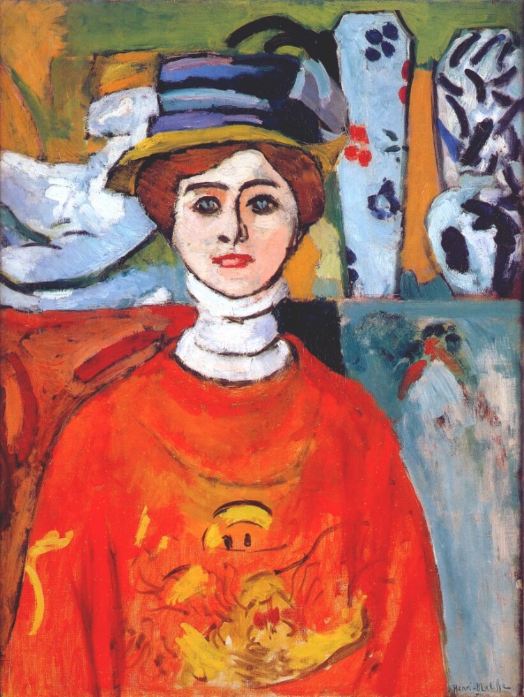 The Girl with Green Eyes by Henri-Émile-Benoît Matisse