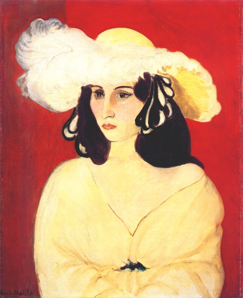 The White Plumes by Henri-Émile-Benoît Matisse