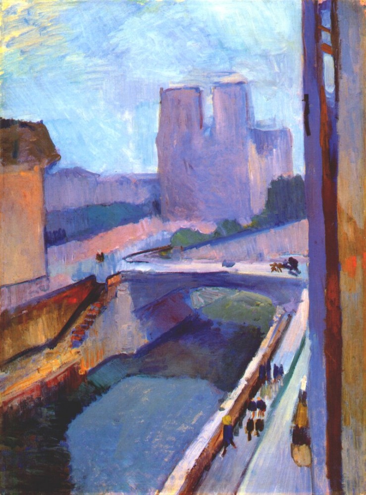 Notre Dame in the Late Afternoon by Henri-Émile-Benoît Matisse