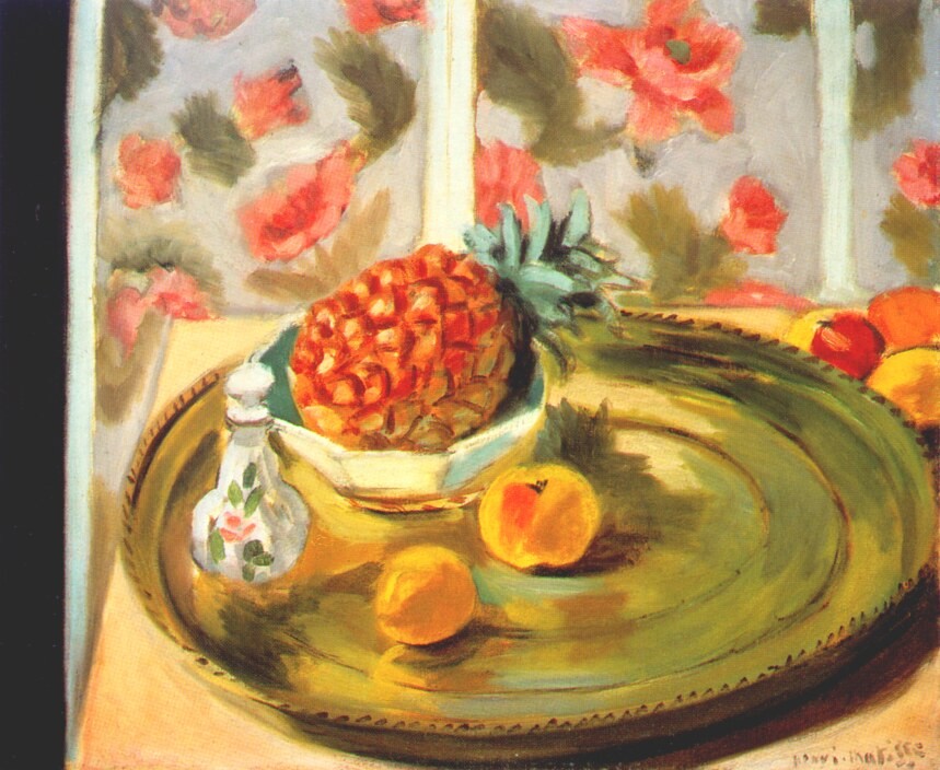 Still Life with Pineapple by Henri-Émile-Benoît Matisse