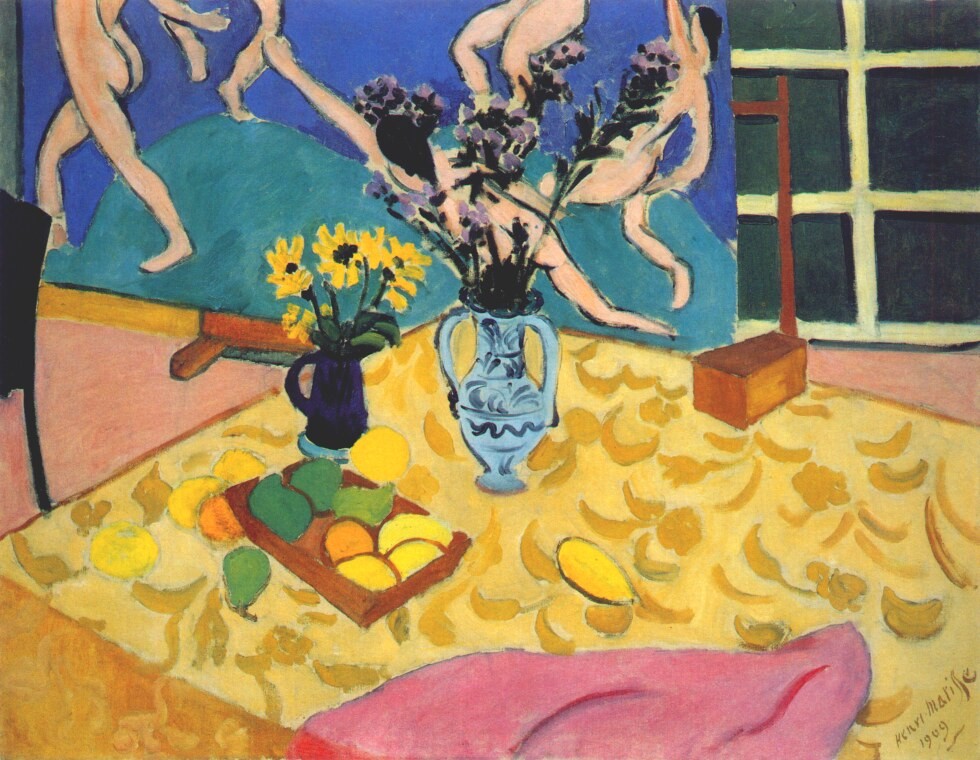 Still Life with 'The Dance' by Henri-Émile-Benoît Matisse