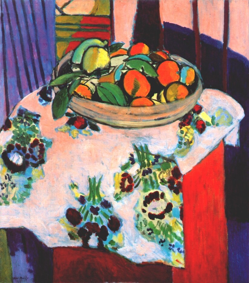 Basket of Oranges by Henri-Émile-Benoît Matisse