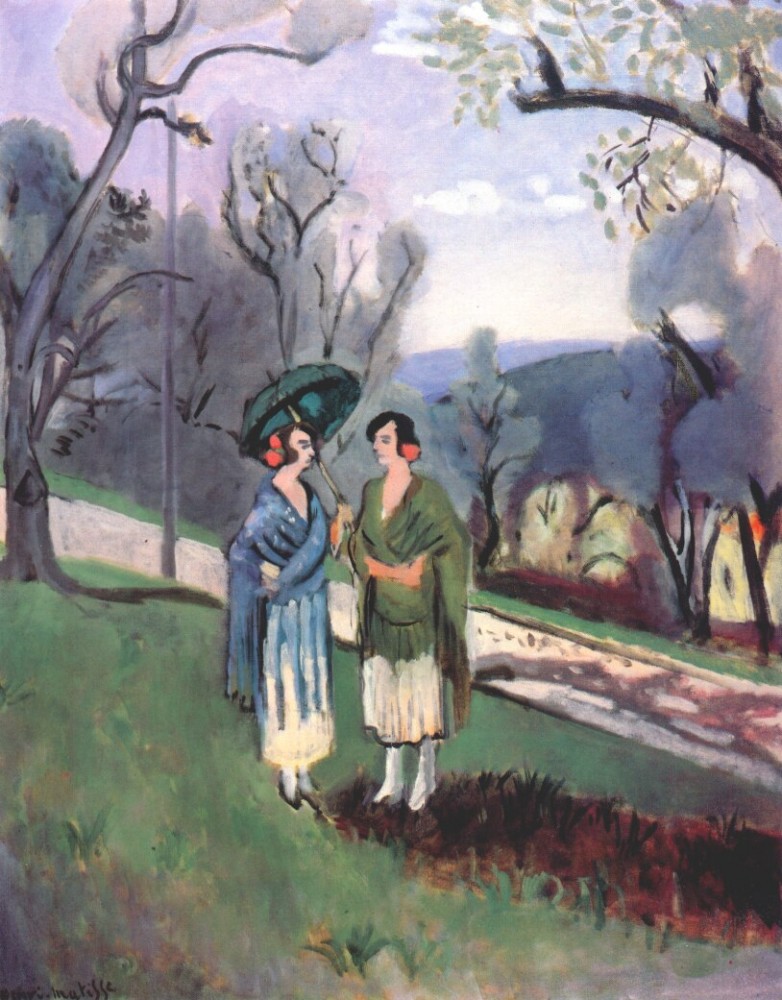 Conversation under the Olive Trees by Henri-Émile-Benoît Matisse