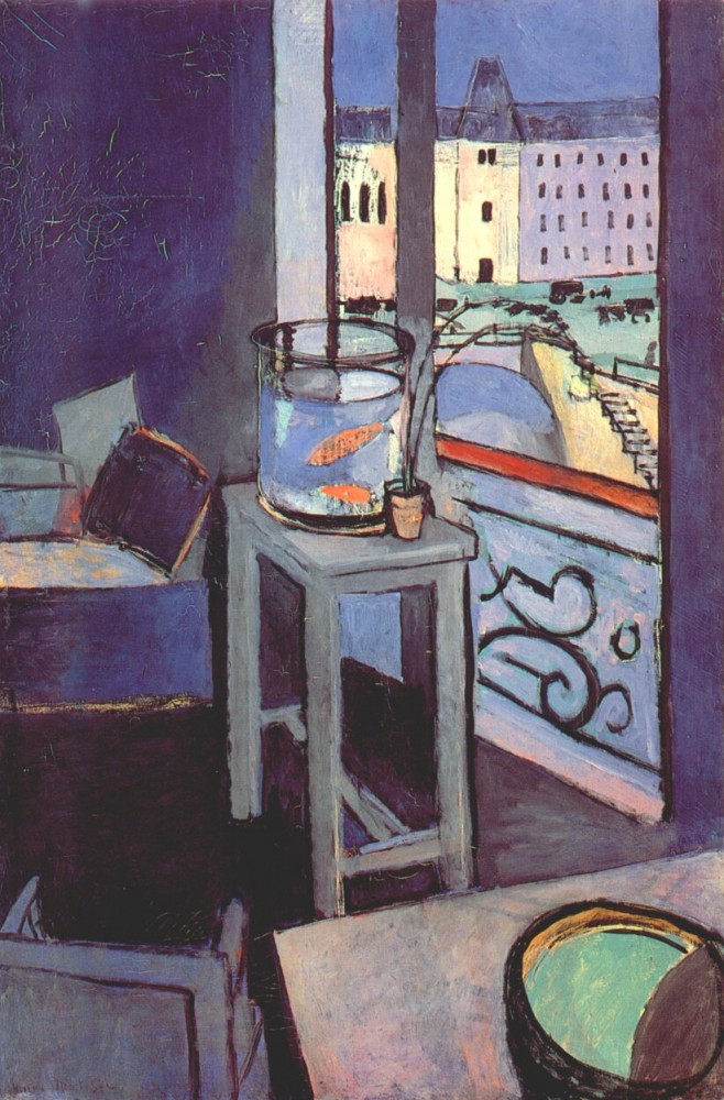 Interior with Goldfish Bowl by Henri-Émile-Benoît Matisse