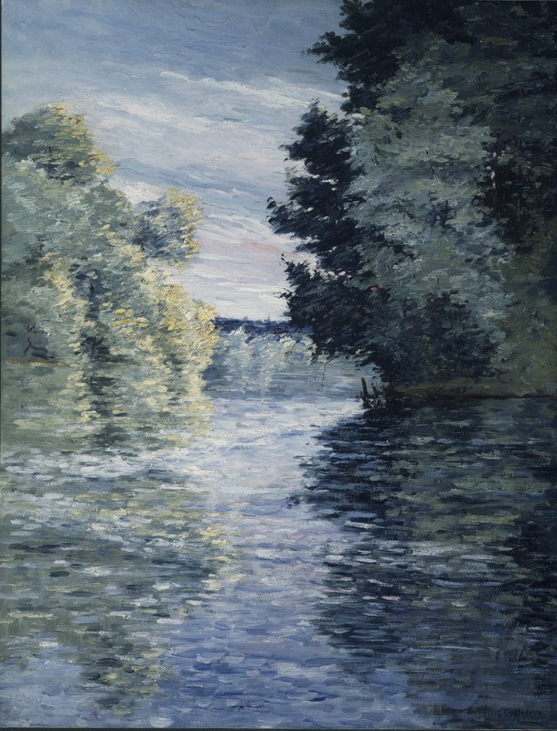 Le petit bras de la Seine à Argenteuil by Gustave Caillebotte