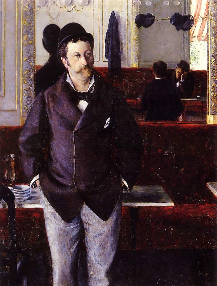 In a Cafe by Gustave Caillebotte