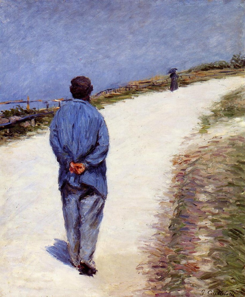 Man in a Smock by Gustave Caillebotte