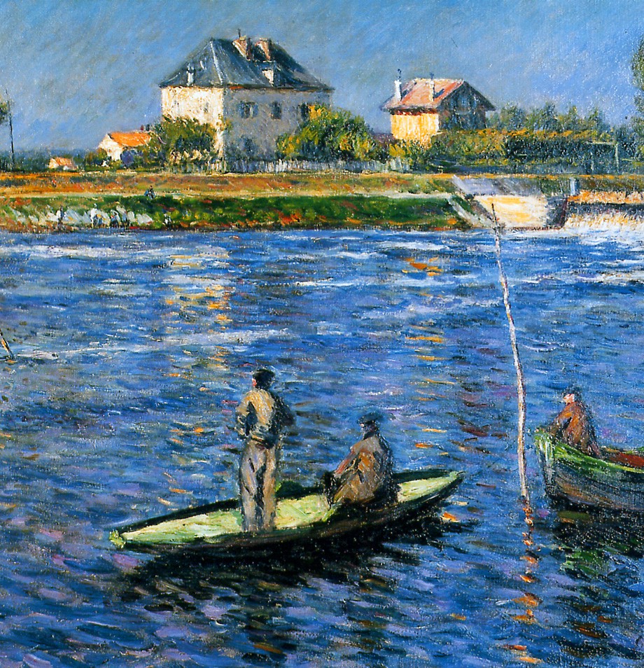 Fishermen on the Seine by Gustave Caillebotte