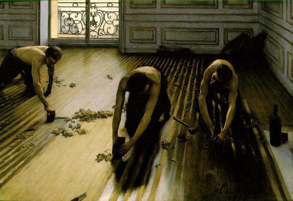 Floor Scrappers by Gustave Caillebotte