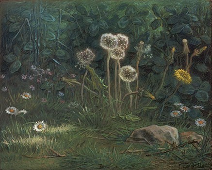 Dandelions by Jean-François Millet