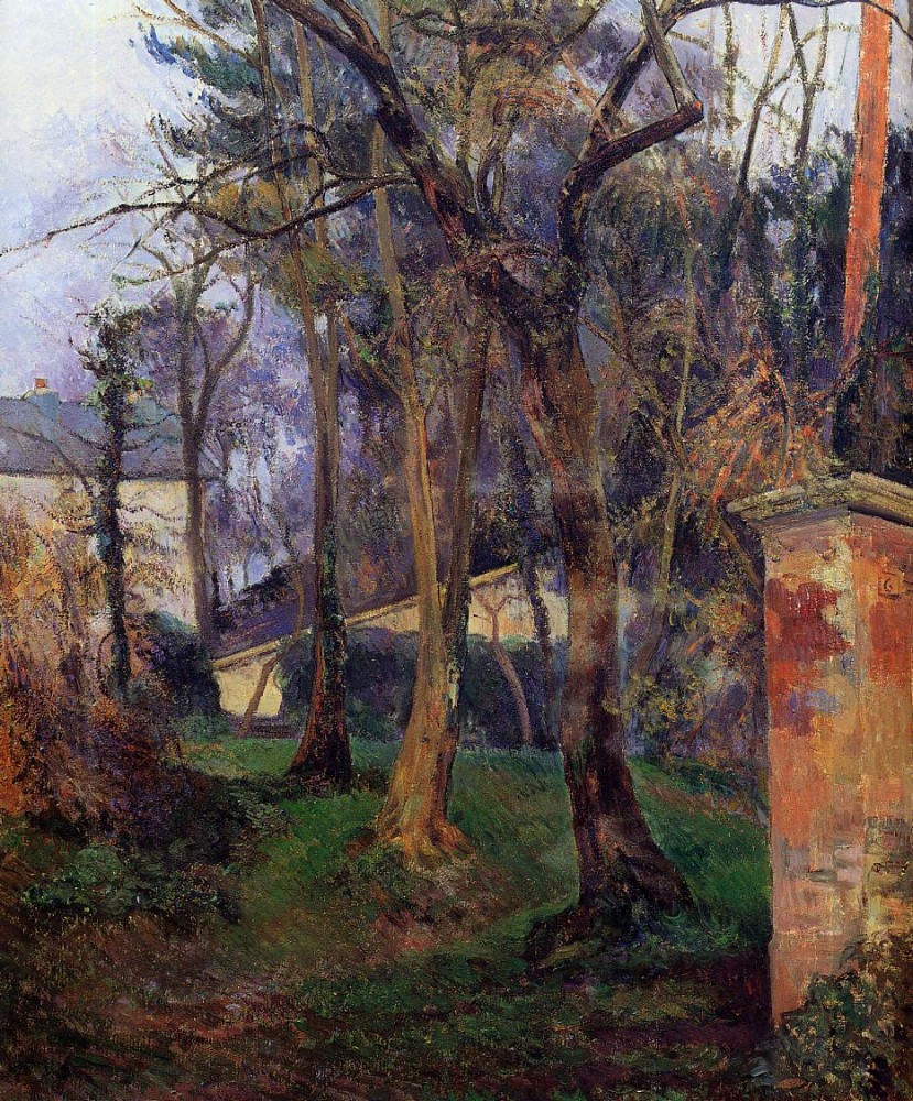 Abandoned Garden, Rouen by Eugène Henri Paul Gauguin