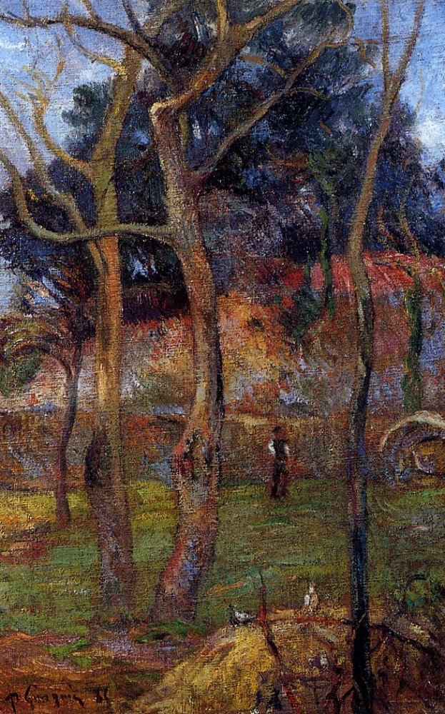Bare Trees by Eugène Henri Paul Gauguin