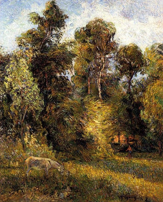 Forest Edge by Eugène Henri Paul Gauguin
