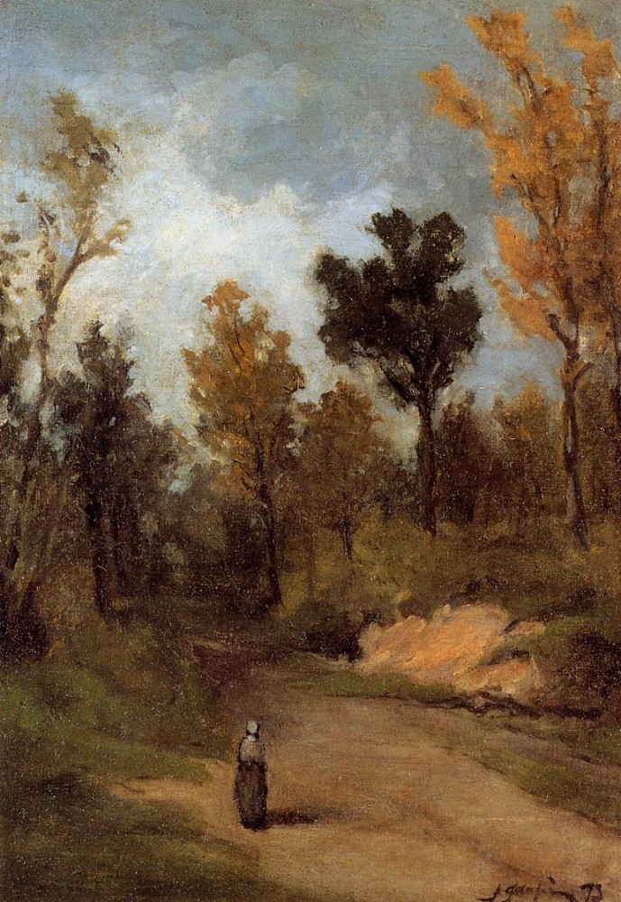 Forest Path by Eugène Henri Paul Gauguin