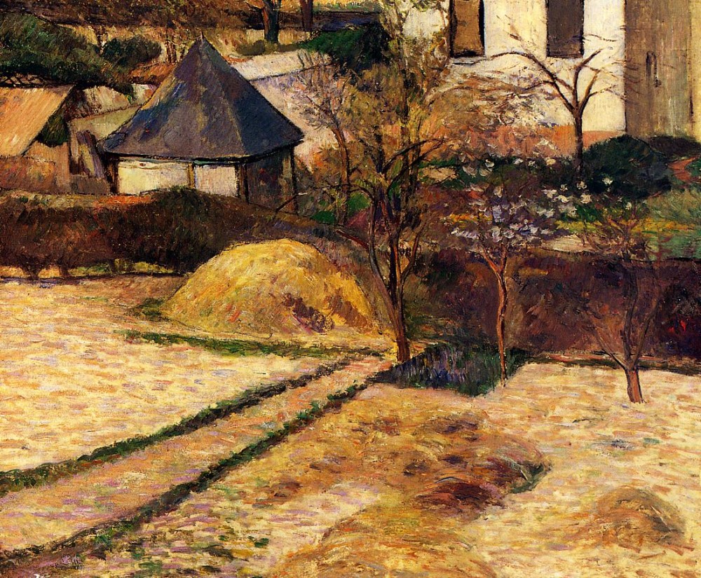 Garden View, Rouen by Eugène Henri Paul Gauguin
