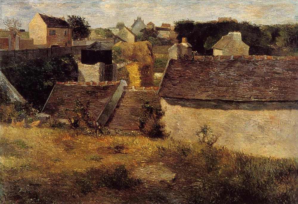 Houses, Vaugirard by Eugène Henri Paul Gauguin