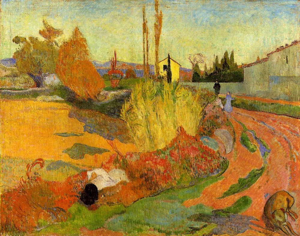 Landscape, Farmhouse In Arles by Eugène Henri Paul Gauguin