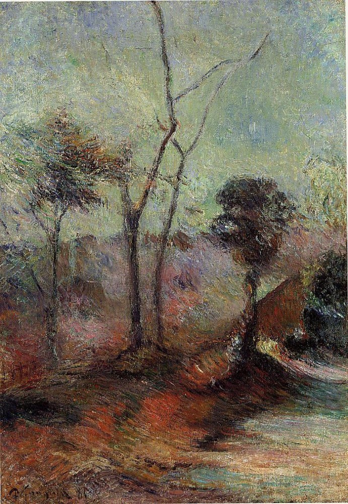 Landscape by Eugène Henri Paul Gauguin
