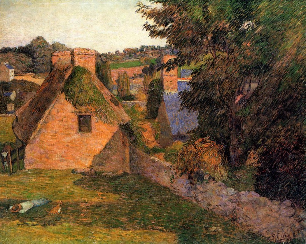 Lollichon Field by Eugène Henri Paul Gauguin