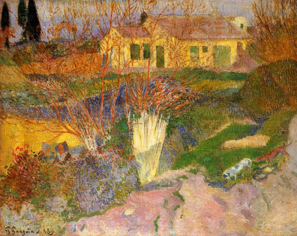 Mas, Near Arles by Eugène Henri Paul Gauguin