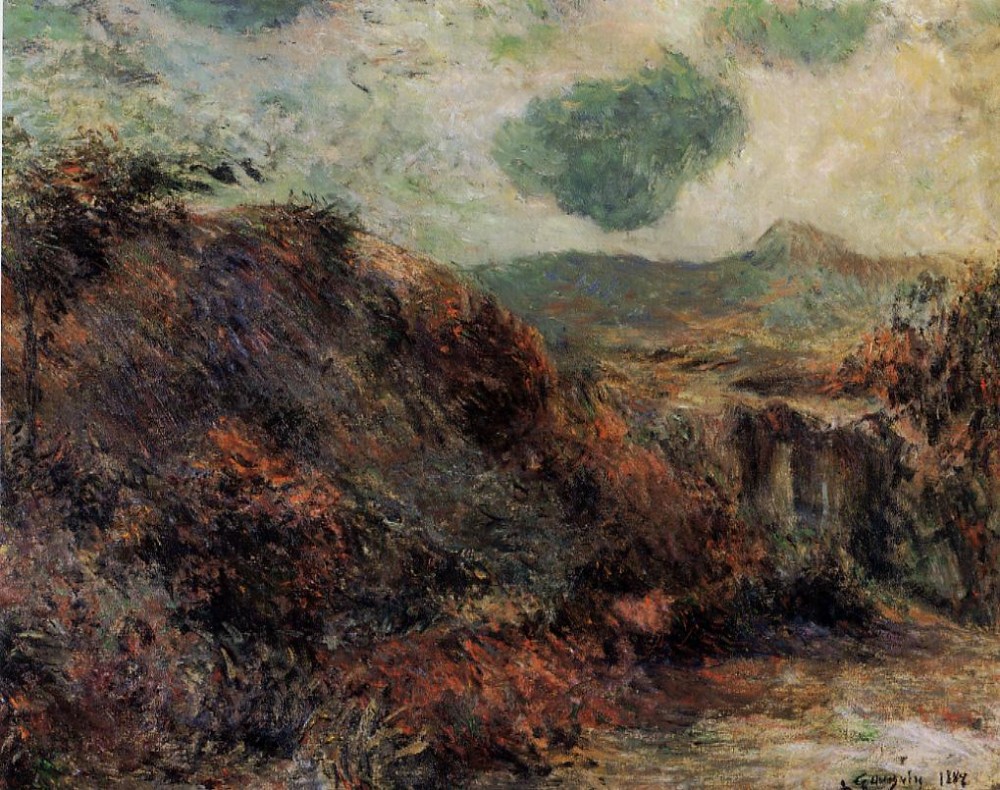 Mountain Landscape by Eugène Henri Paul Gauguin