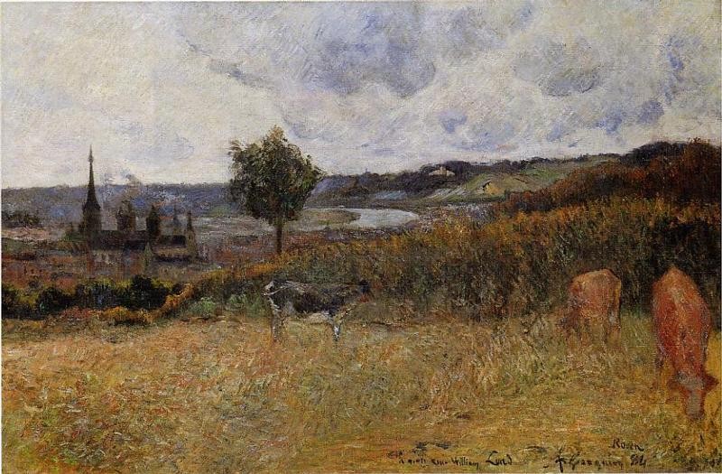 Near Rouen II by Eugène Henri Paul Gauguin