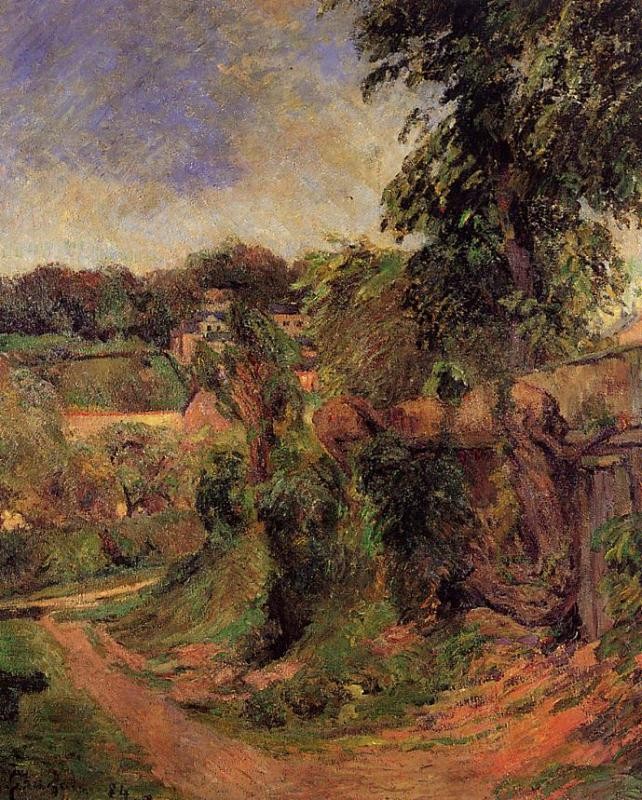 Near Rouen by Eugène Henri Paul Gauguin