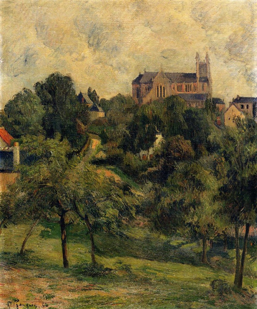 Notre-Dame-Des-Agnes, Rouen by Eugène Henri Paul Gauguin