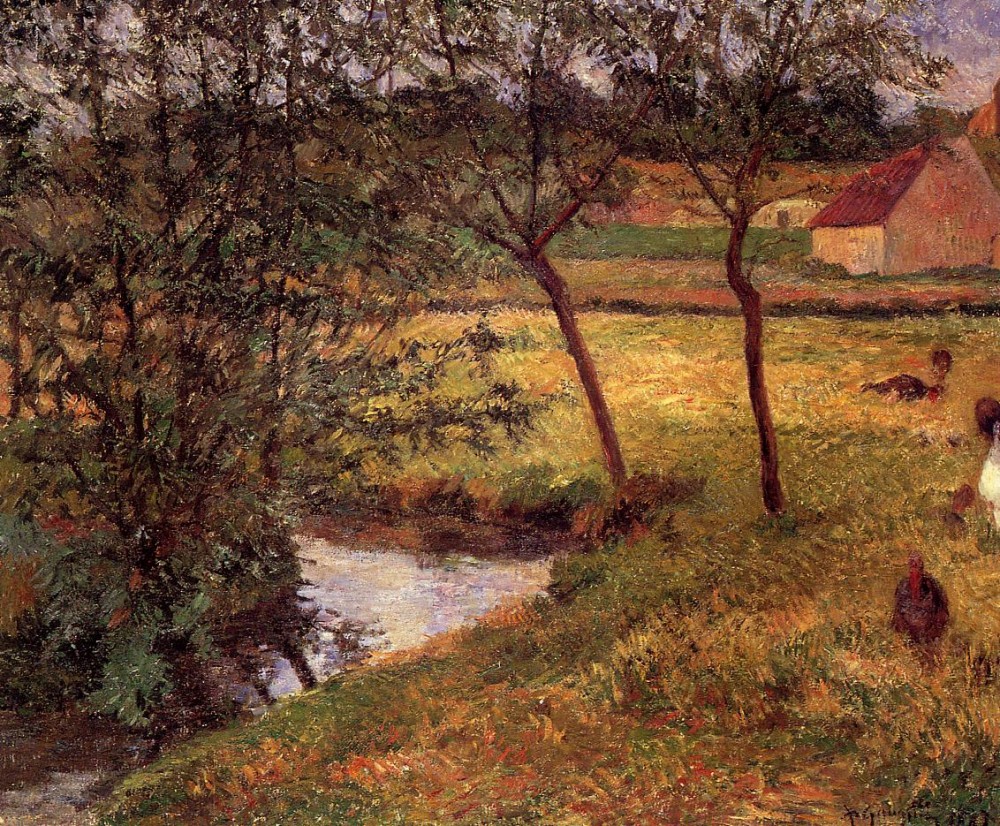 Stream, Osny by Eugène Henri Paul Gauguin