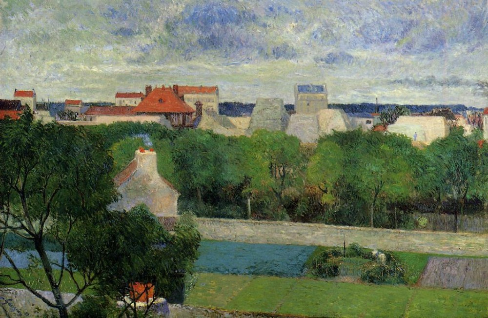 The Market Gardents Of Vaugirard by Eugène Henri Paul Gauguin