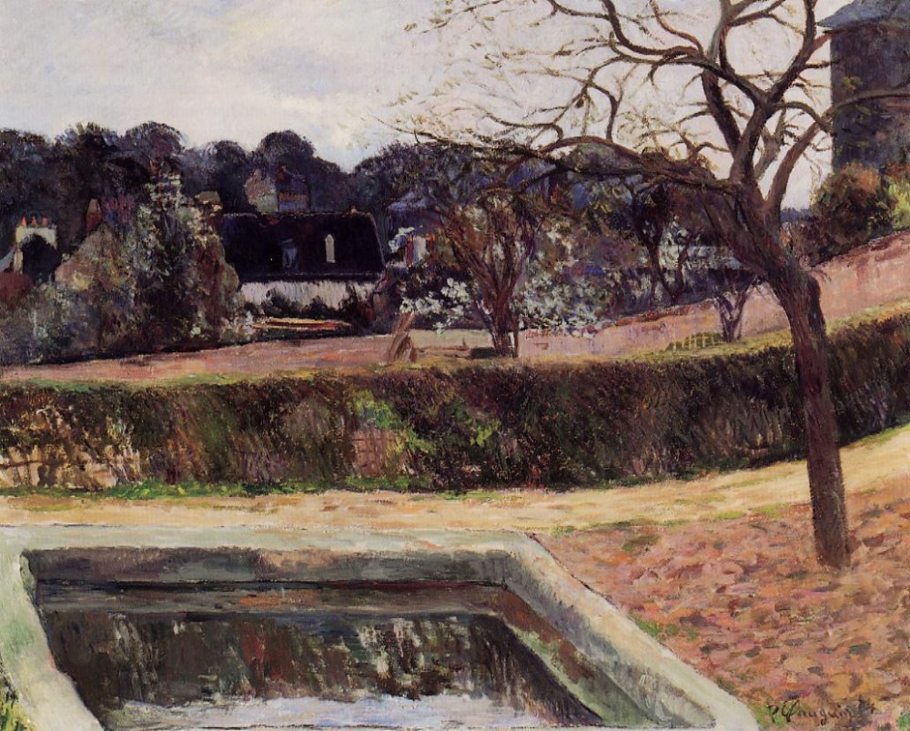 The Square Basin by Eugène Henri Paul Gauguin