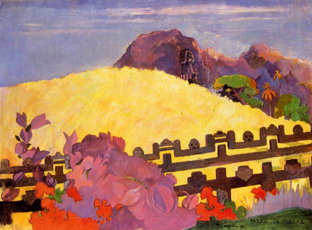 There Lies The Temple by Eugène Henri Paul Gauguin