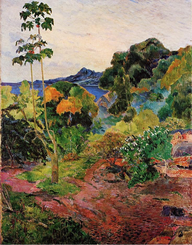 Tropical Vegetation by Eugène Henri Paul Gauguin