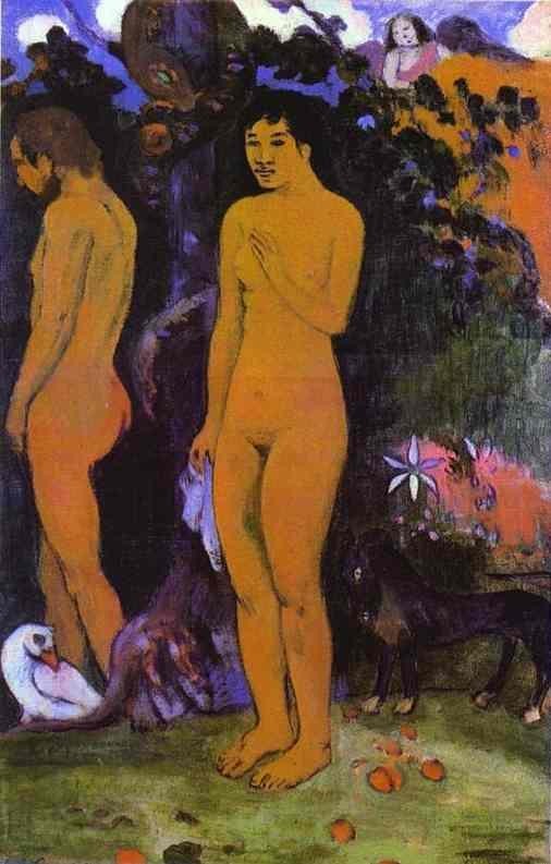 Adam And Eve by Eugène Henri Paul Gauguin