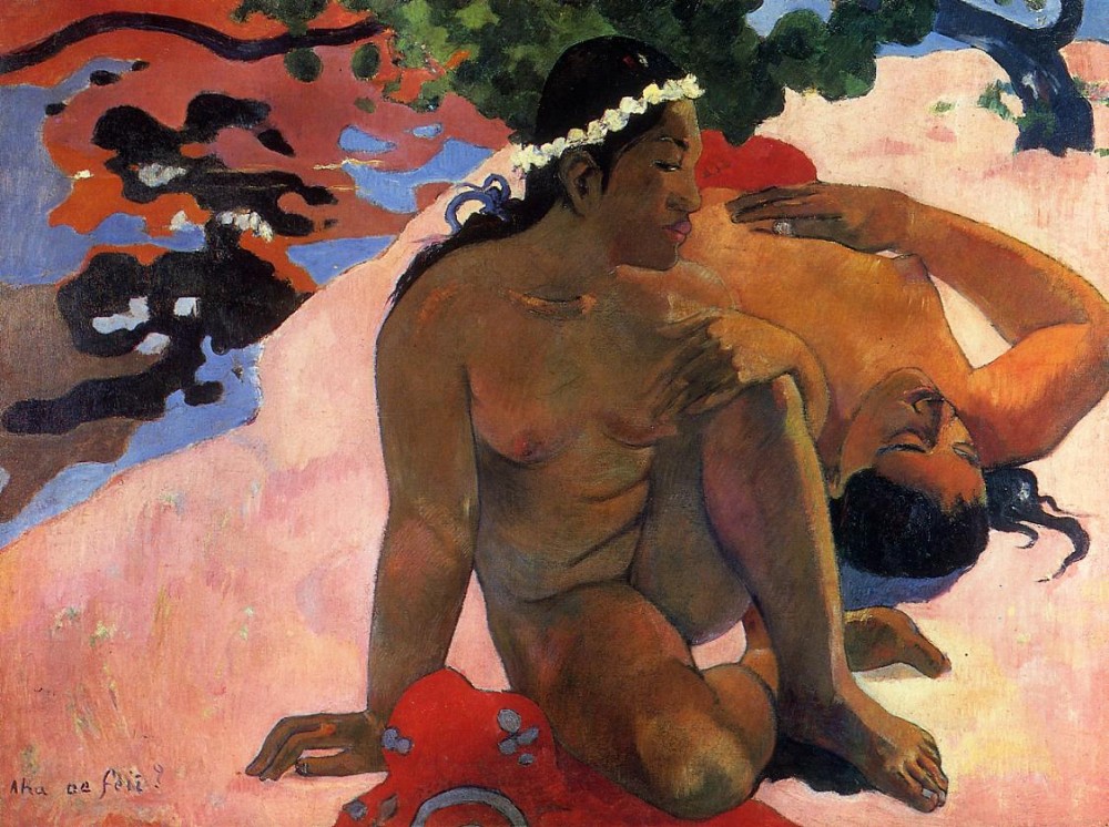 Aha Oe Feii by Eugène Henri Paul Gauguin