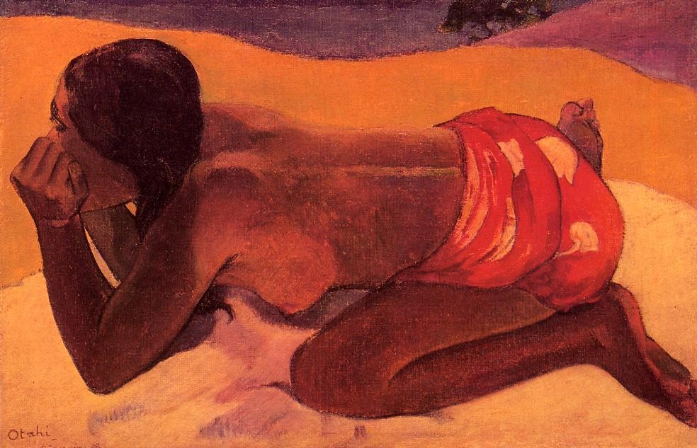 Alone by Eugène Henri Paul Gauguin